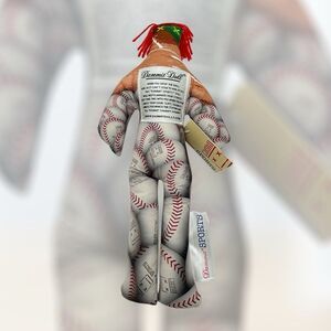 Dammit Doll Baseball Pattern Stress Relief New Emotional Support